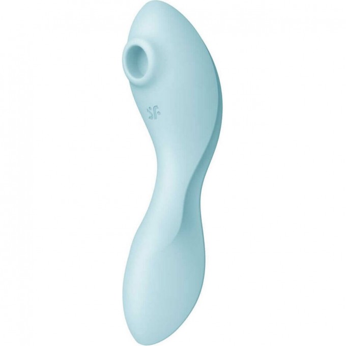 Двухсторонний вакуум-волновой вибростимулятор SATISFYER Curvy Trinity 5 + , голубой J2018-247-2 Двухсторонний вакуум-волновой вибростимулятор SATISFYER Curvy Trinity 5 + , голубой J2018-247-2
