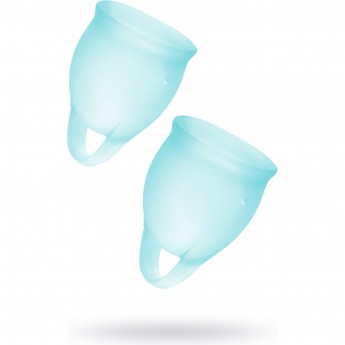 Менструальная чаша SATISFYER FEEL CONFIDENT 2 шт синий Менструальная чаша SATISFYER FEEL CONFIDENT 2 шт синий