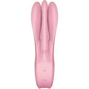 Вибростимулятор SATISFYER Threesome 1 , розовый